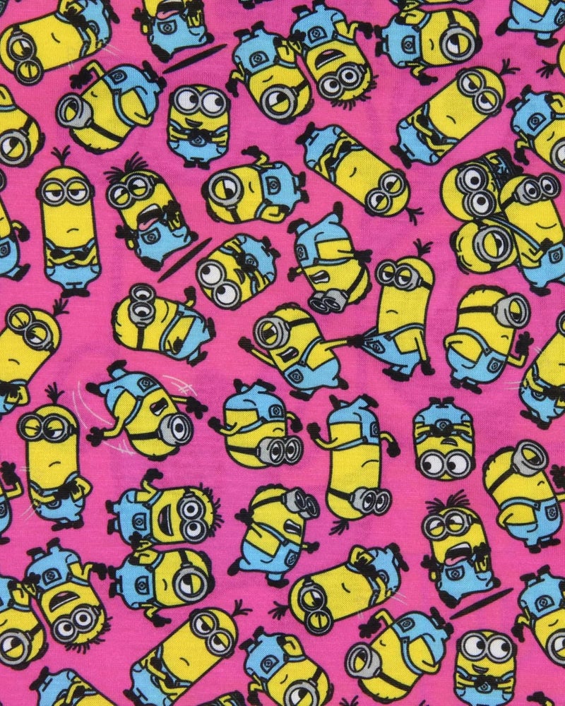 INTIMO Girls' Despicable Me Minions Take Your Friends With You Nightgown Sleep Pajama Shirt - Image 3